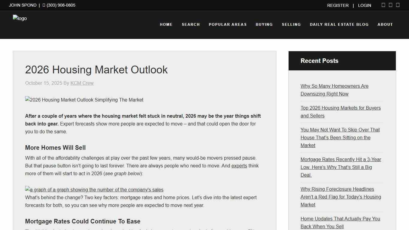 2026 Housing Market Outlook - John Spond Denver Real Estate