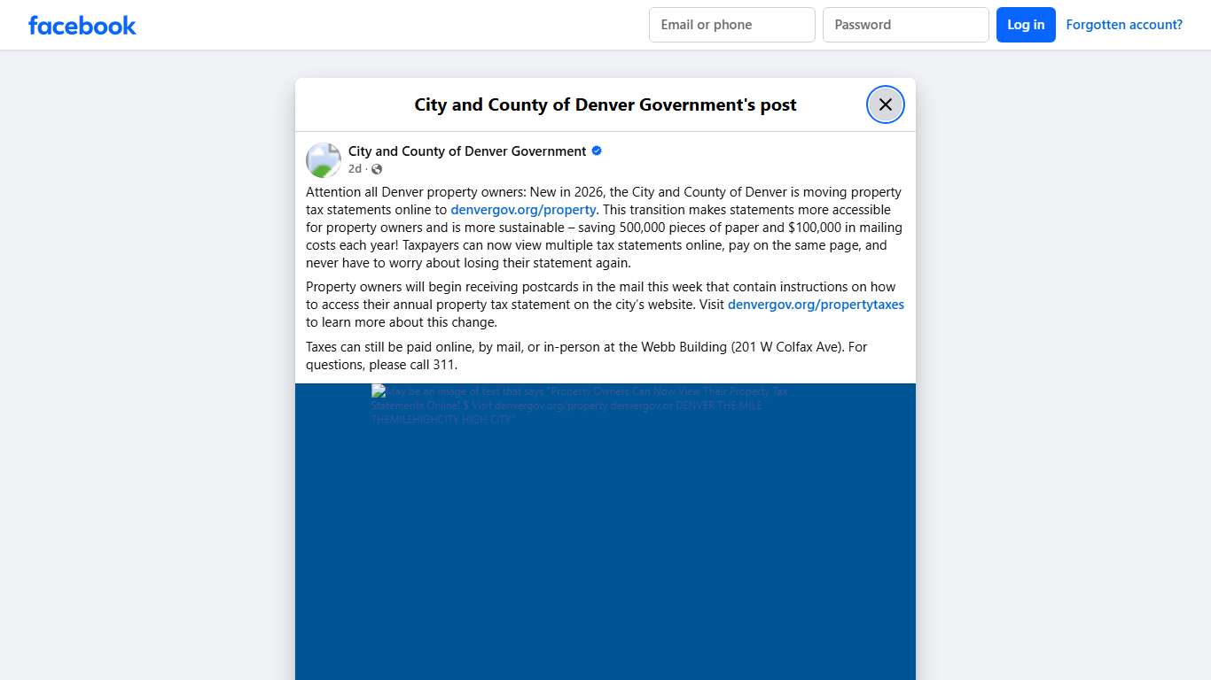 Attention all... - City and County of Denver Government Facebook